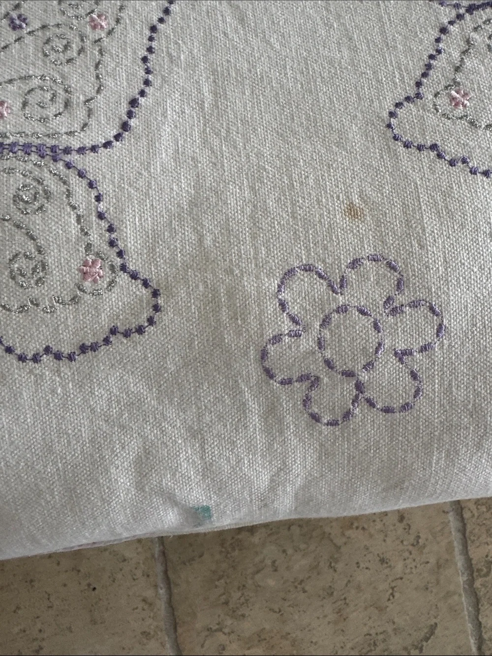 Lilac butterfly soft quilted